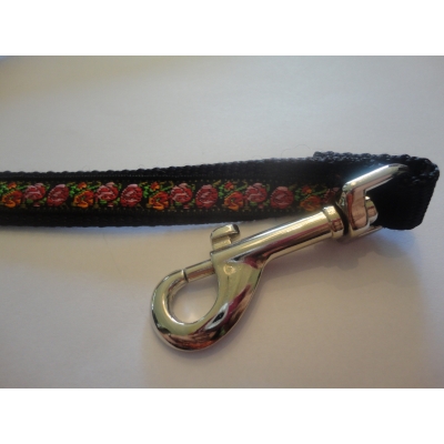 Happy Riem "Roses on Black" 110 cm, 15 mm breed